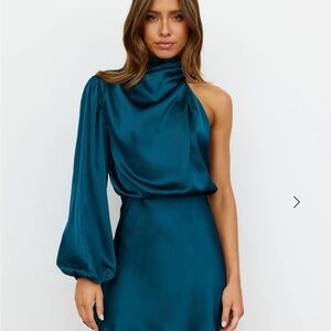 NWT Hello Molly Meet Tonight Teal Dress